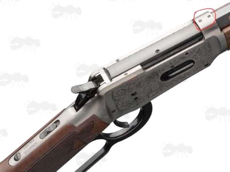 Red Dot Sight Base Plate Fitting Point on The Winchester 94 AE