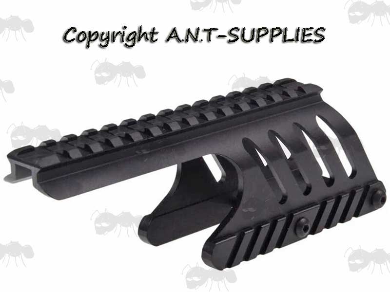 Remington 870 Shotgun Saddle Mount Top Sight Rail With Vents