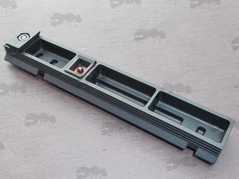 Base View Of The Umarex Co2 Pistol Sight Base Mount Multi Rail
