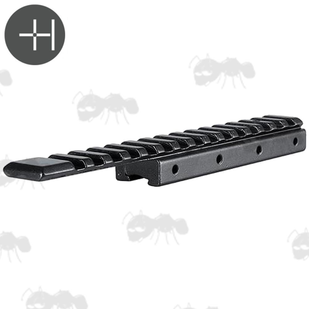 Hawke Optics Standard UK 11mm / 3/8 Inch Wide Dovetail Rail to Weaver / Picatinny Rail One Piece Adaptor