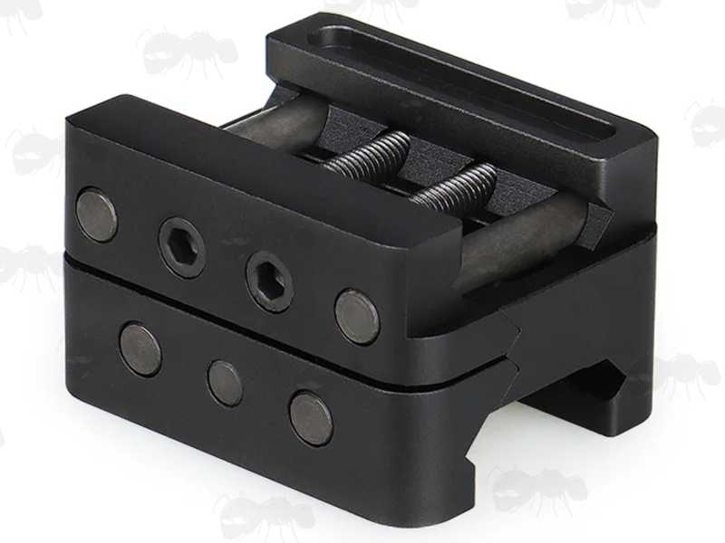 Heavy-Duty Picatinny to Picatinny Rail Adapter Clamp