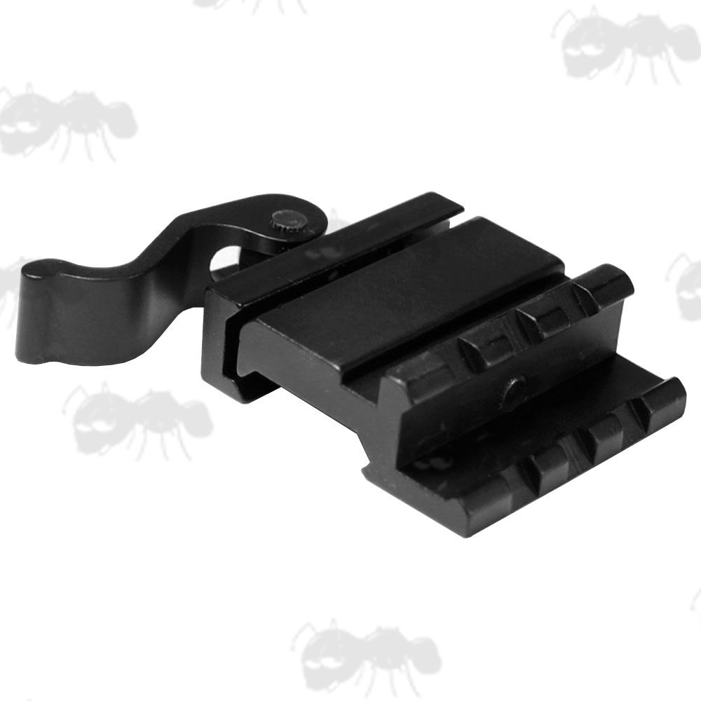 Quick-Release Offset Weaver Accessory Rail Mount