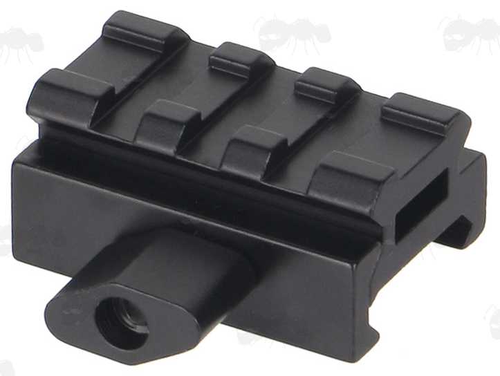 Low Profile Mini Weaver Rail Riser with Oblong Nut