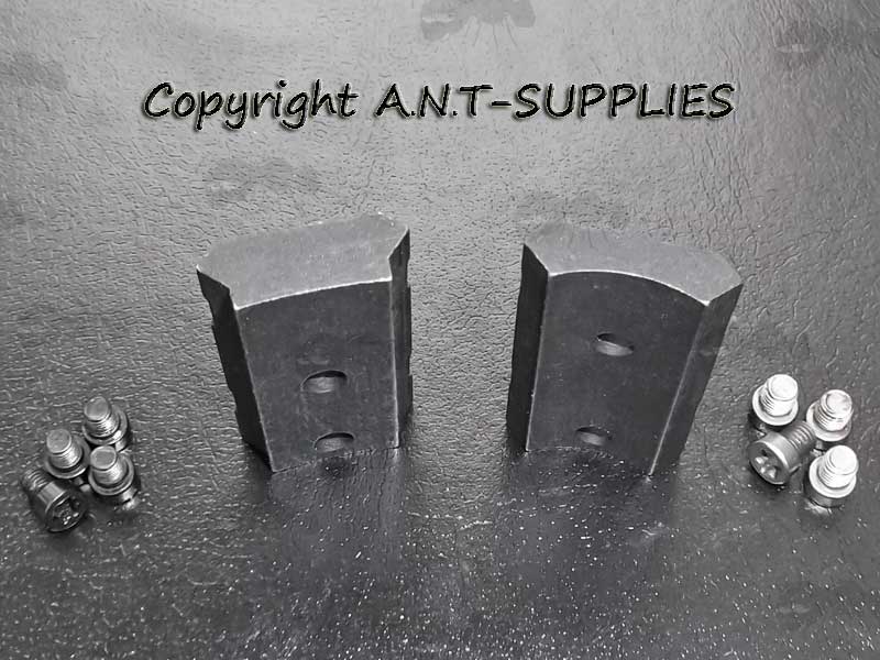 Two Piece Remington 700 Steel Weaver Rails On Ends With Screw Sets