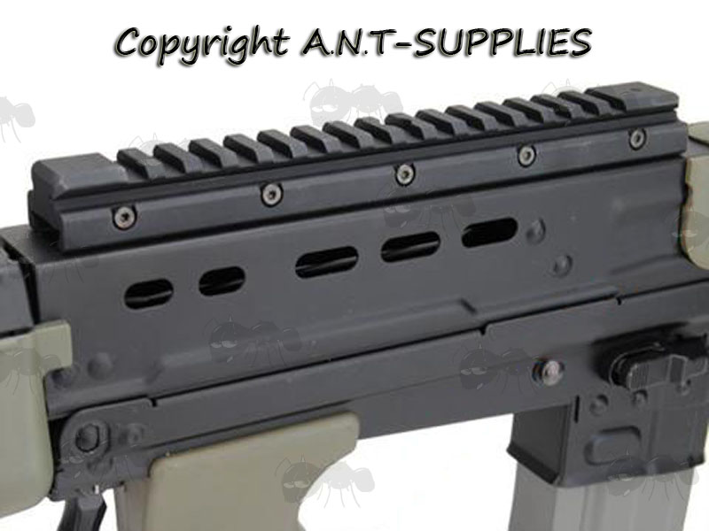 SA80 / L85 Sight Rail to Weaver Picatinny Adapter Fitted to Rifle