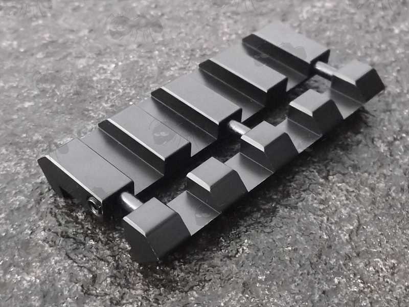 One Piece 3/8 inch / 11mm Dovetail Rail to Weaver Mount Adapter with Four Slots