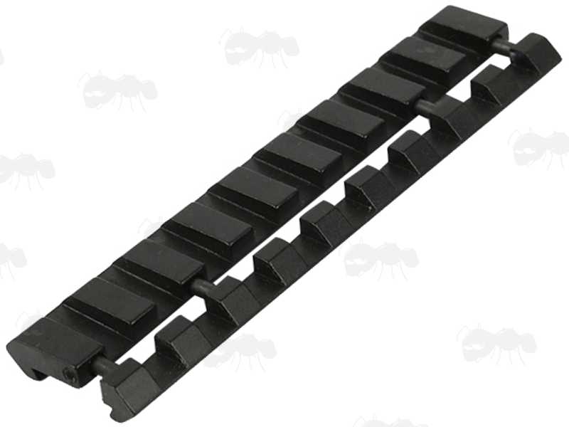 One Piece 3/8 inch / 11mm Dovetail Rail to Weaver Mount Adapter with Nine Slots