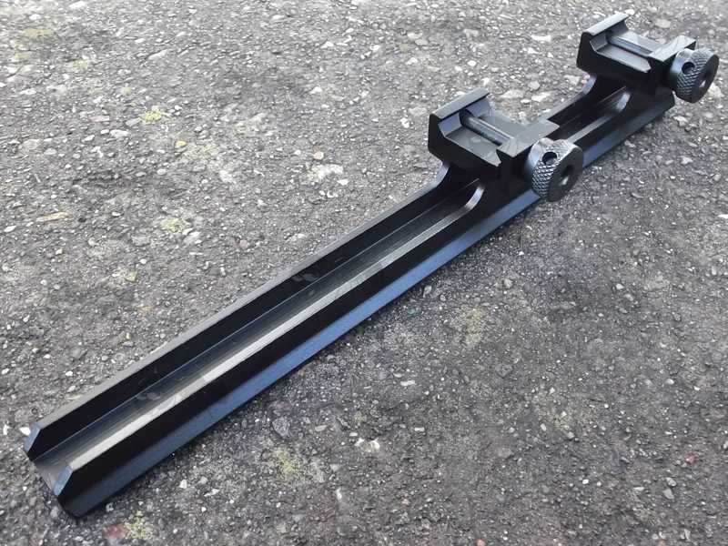 Base Fitting View of The Low Profile Forward Reach Weaver / Picatinny Bridging Sight Rail Base