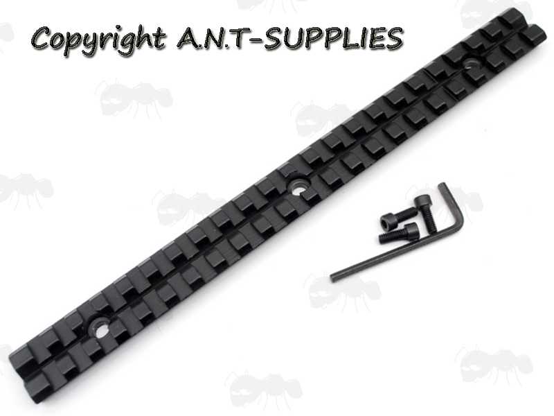 Flat Base Long Length 20mm Wide Weaver / Picatinny DIY Sight Rail