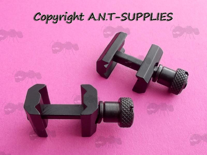 Pair of Weaver to Weaver Rail Adapter Clamps