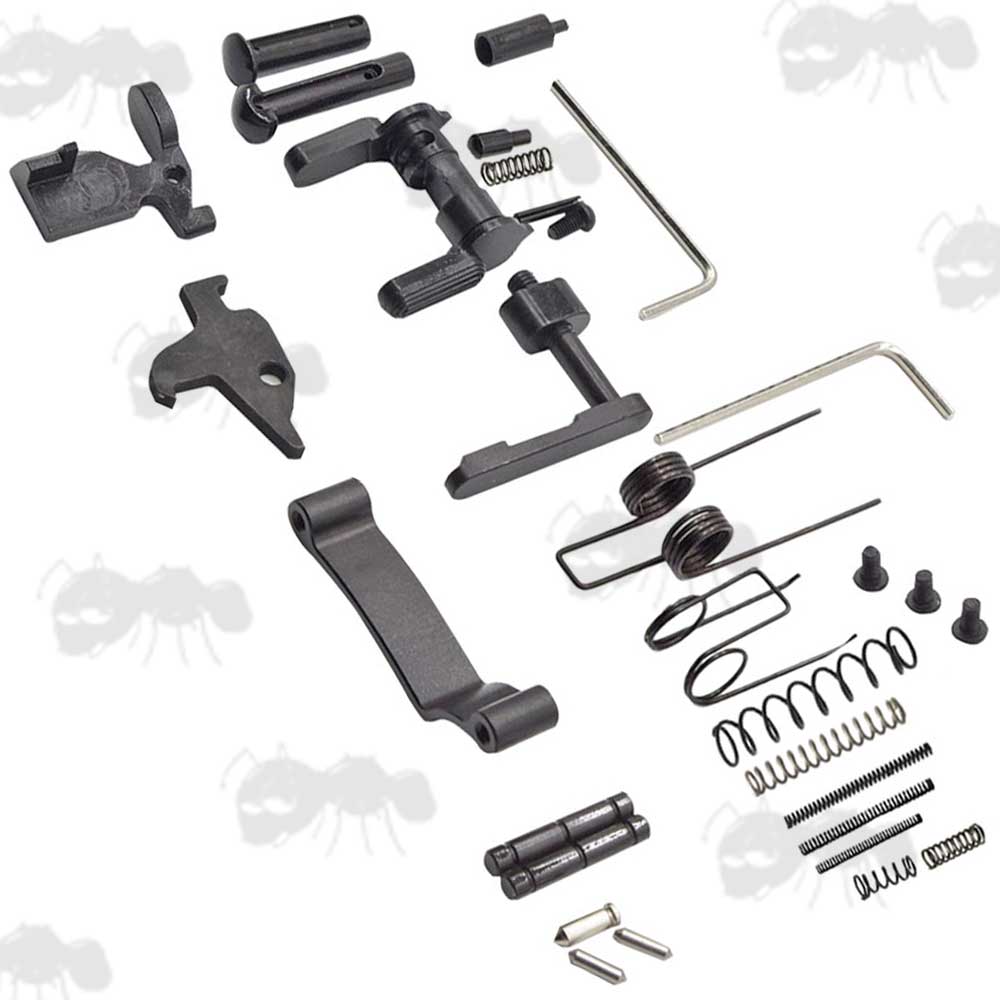 AR Rifle All Lower 32 Piece Springs Detents Pins Spare Parts Kit