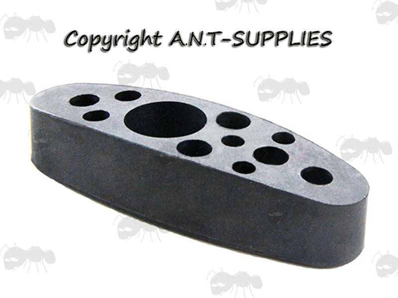 Black Coloured Slip On Rubber Butt Recoil Pad for AK Stocks