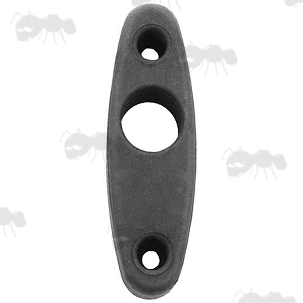 Black Coloured Slip On Rubber Butt Recoil Pad for AK Stocks