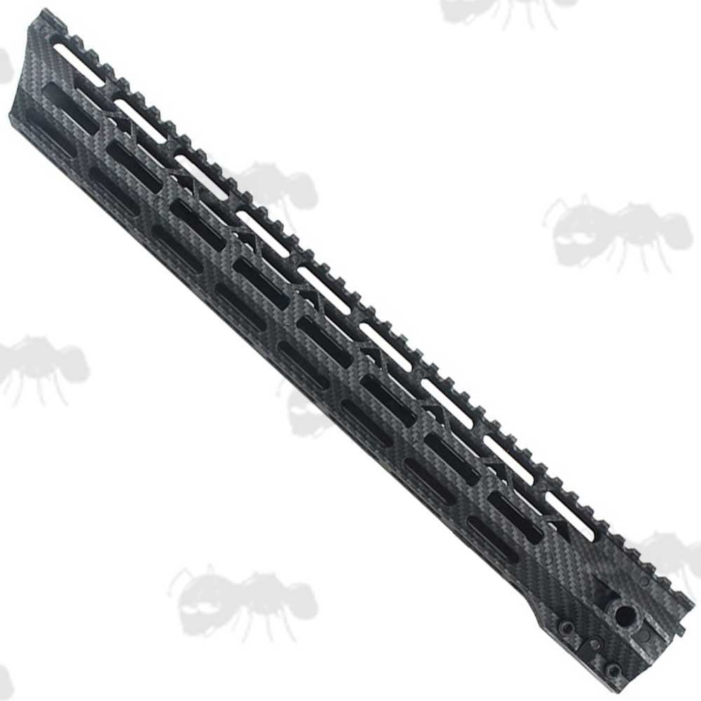 16.5 Inch Long AR Style Carbon Fiber M-Lok Free Float Handguard