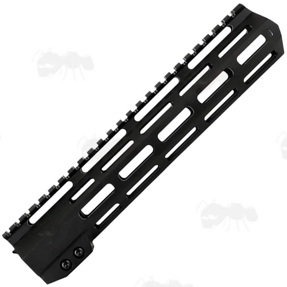AR Style Alloy Ten Inch M-Lok Free Float Handguard with Picatinny Top Rail