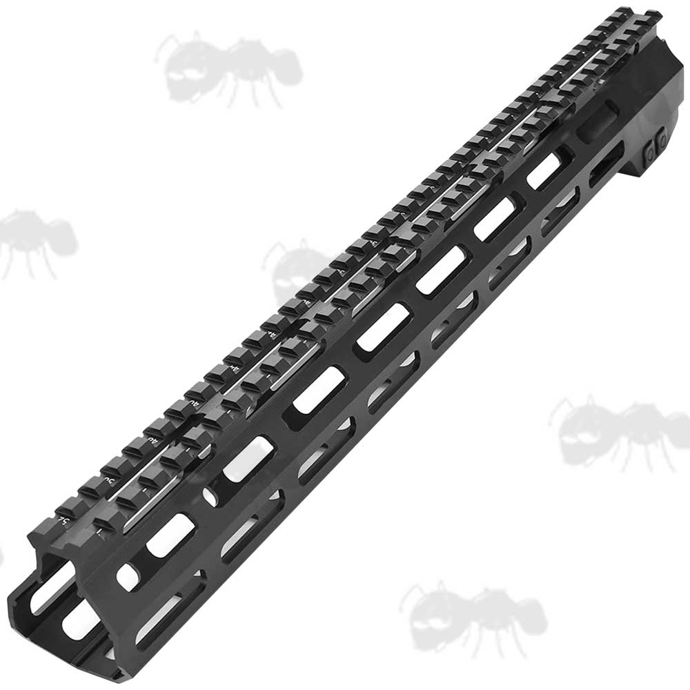 AR Style Alloy Nine Inch M-Lok Free Float Handguard with Picatinny Top Rail