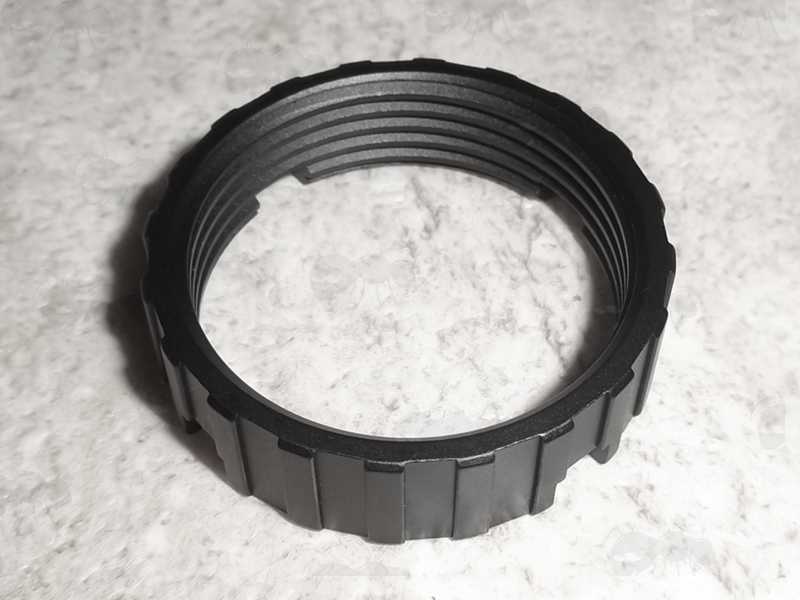 Aluminium Enhanced M4 Buttstock Castle Nut with Styled Grip