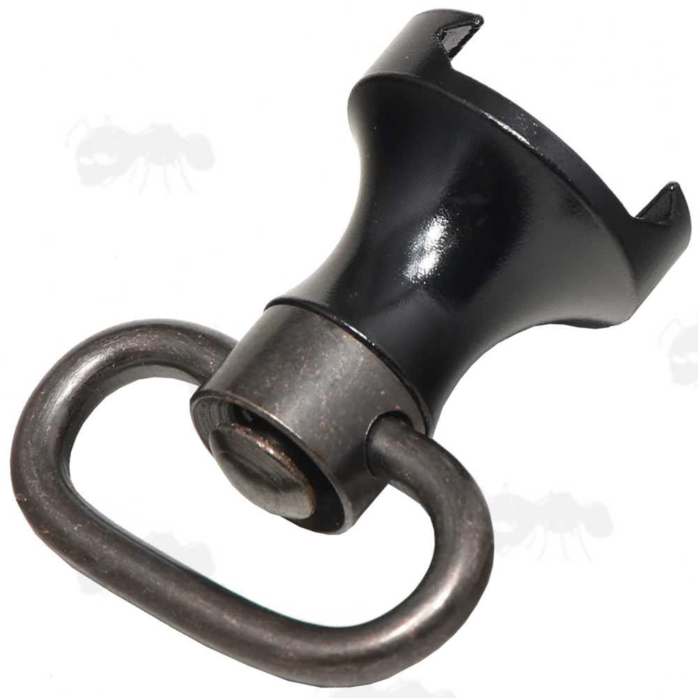 Picatinny Railed Handguard Black Handstop with 10mm Socket Push Fit Sling Swivel