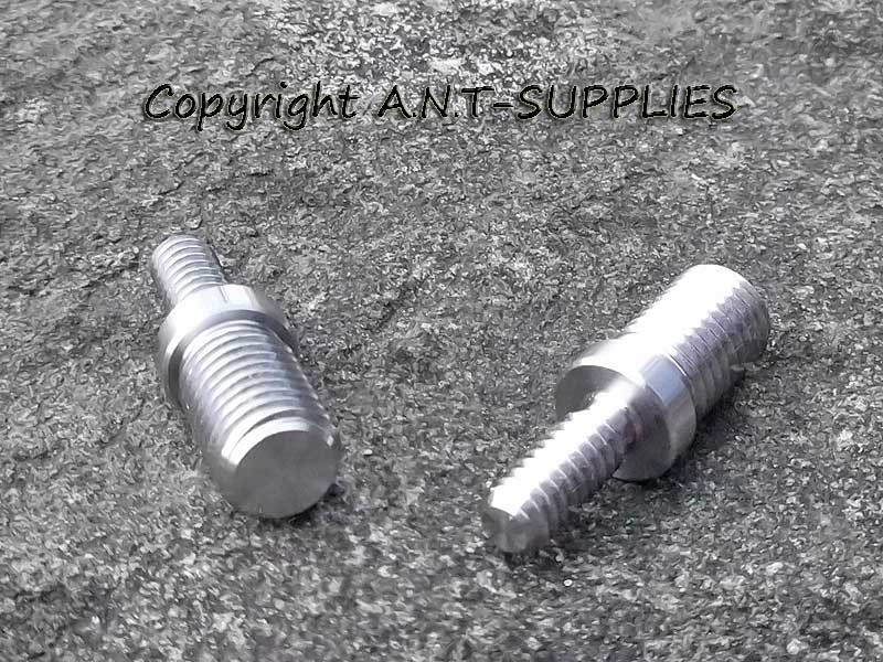 Two Stud Adapter for Rifle Bolt Handle Knob with 5/16-24 TPI To 10-24 TPI Thread