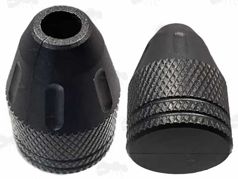 Two Piece Rifle Bolt Handle Knobs for Howa 1500 Short Action, Shown Assembled