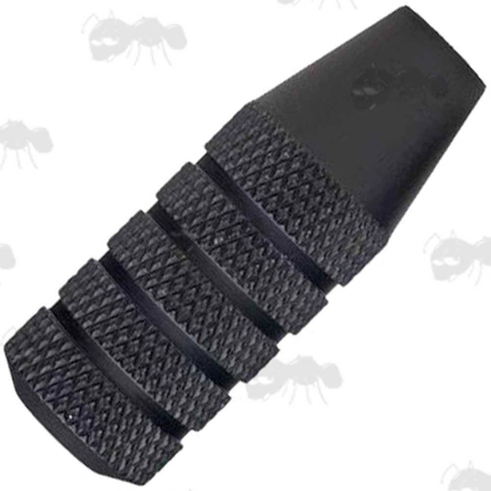 Long Black Knurled Finished All Metal Rifle Bolt Handle Knob with 5/16-24 TPI Thread