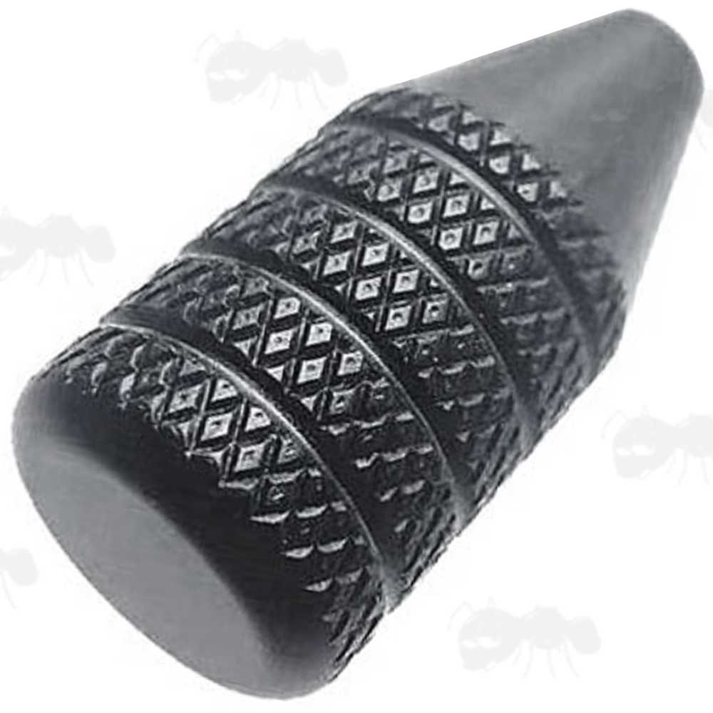 Black Knurled Finished All Metal Rifle Bolt Handle Knob with 8mm Thread