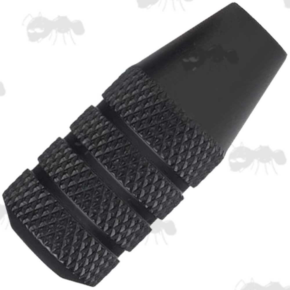 Short Black Knurled Finished All Metal Rifle Bolt Handle Knob with 5/16-24 TPI Thread