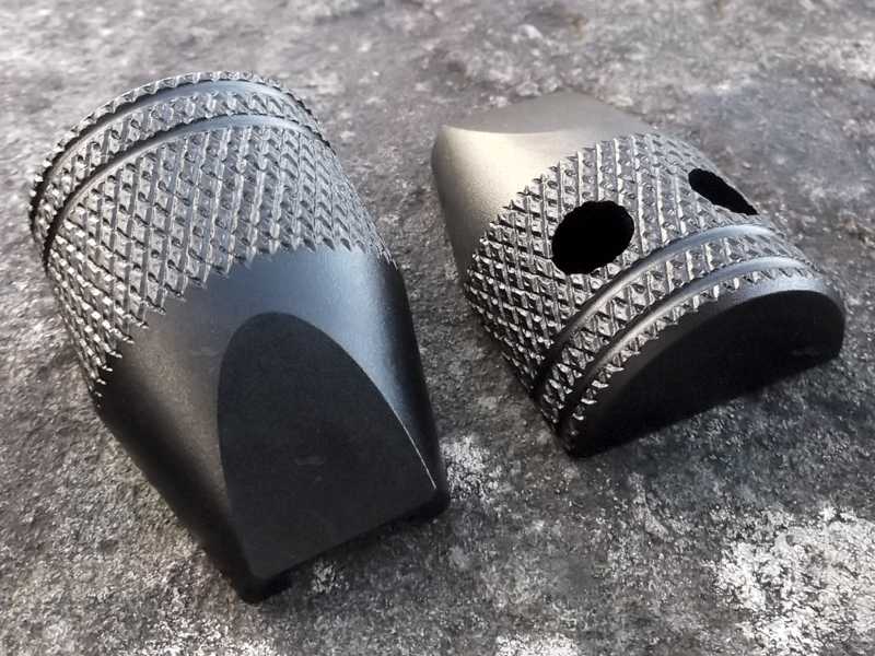 Outer View of The Two Piece Rifle Bolt Handle Knobs for Remington 700