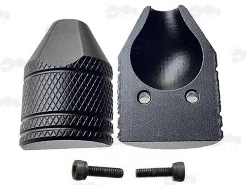 Two Piece Rifle Bolt Handle Threaded Knob for Savage 10, 11, 12, 110, 111, 112 Rifles