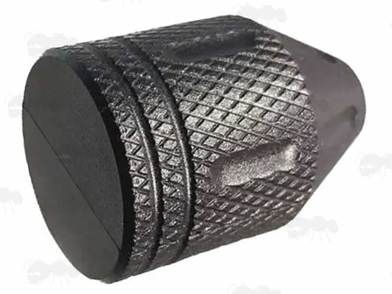 Two Piece Rifle Cocking Lever Bolt Handle Grip for Savage Arms Mark II, Shown Assembled