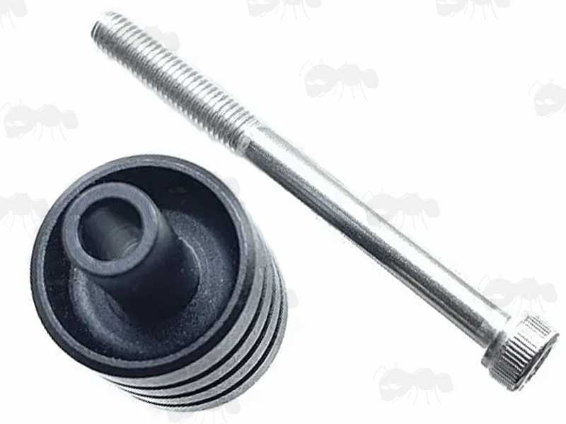 One Piece Rifle Bolt Handle Threaded Knob for Tikka T1x, with Fixing Screw