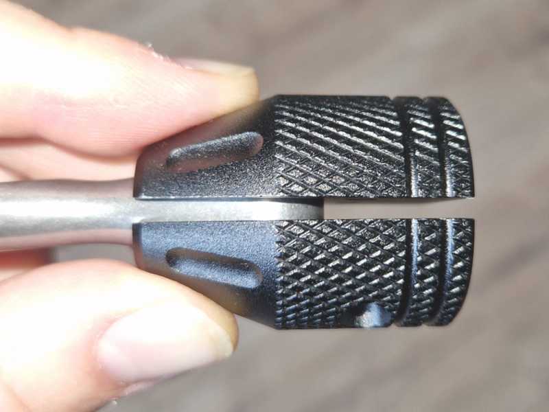 Issue Shown with The Two Piece Rifle Bolt Handle Knob for Tikka T1x