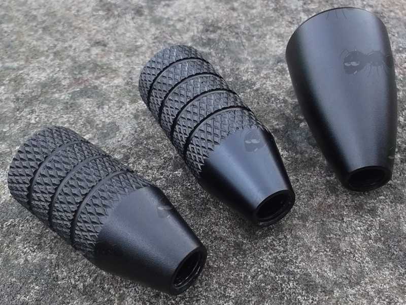 Black Knurled Finished All Metal Rifle Bolt Handle Knob with 5/16-24 TPI Thread