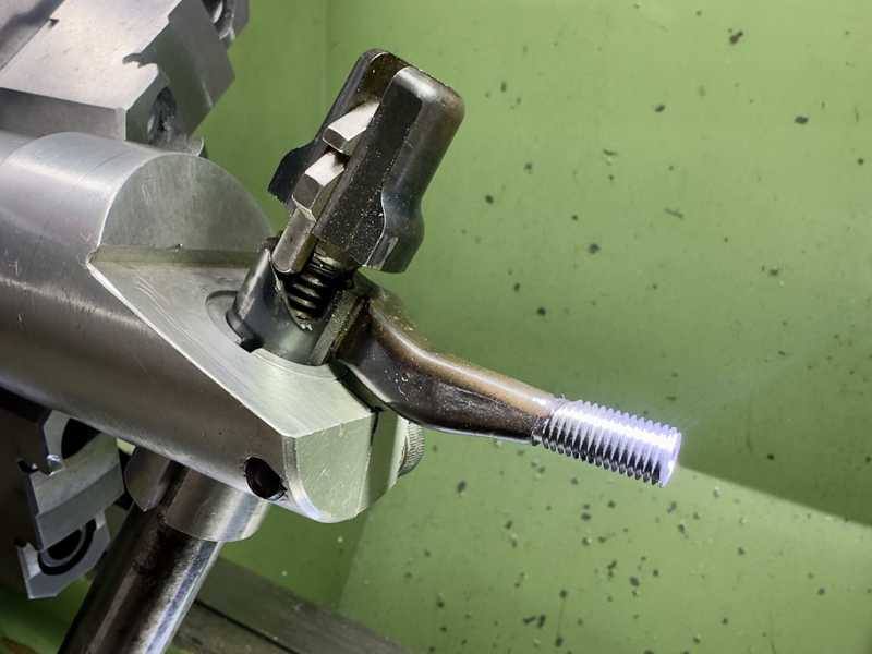 Customer Photo of Machining a Fixed Bolt Handle with Thread Machined to Accept a 5/16-24 TPI Threaded Bolt Handle