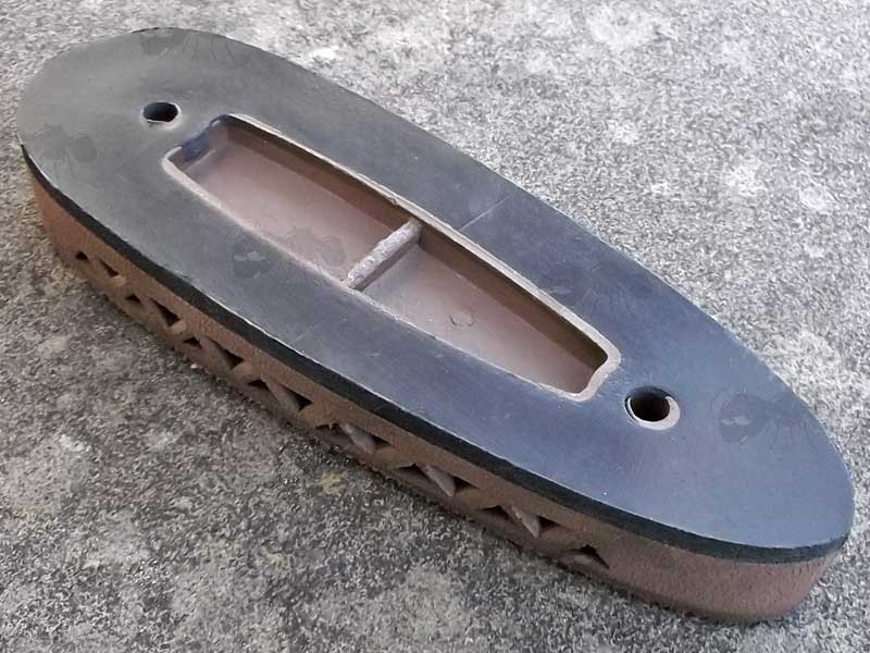 Brown Rubber Rifle Butt Stock Recoil Pad