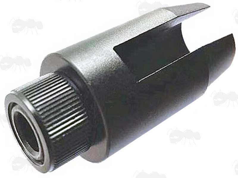 Slip-On Adapter for The Crosman Ruger 10/77 Air Rifle to Accept 1/2x20 American Threaded Silencer etc
