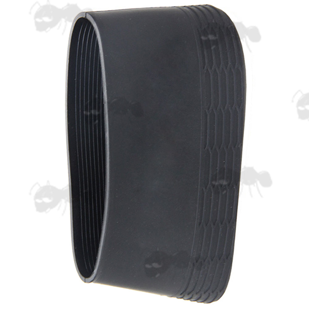 Black Silicone Rubber Slip-On Recoil Pad for Rifle or Shotgun Butt Stock