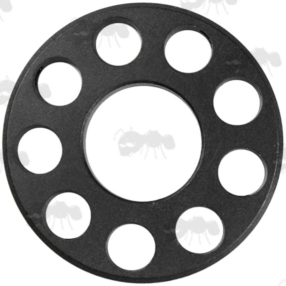AR Rifle Round Metal One Piece Free Floating Quad Rail Handguard End Cover Cap