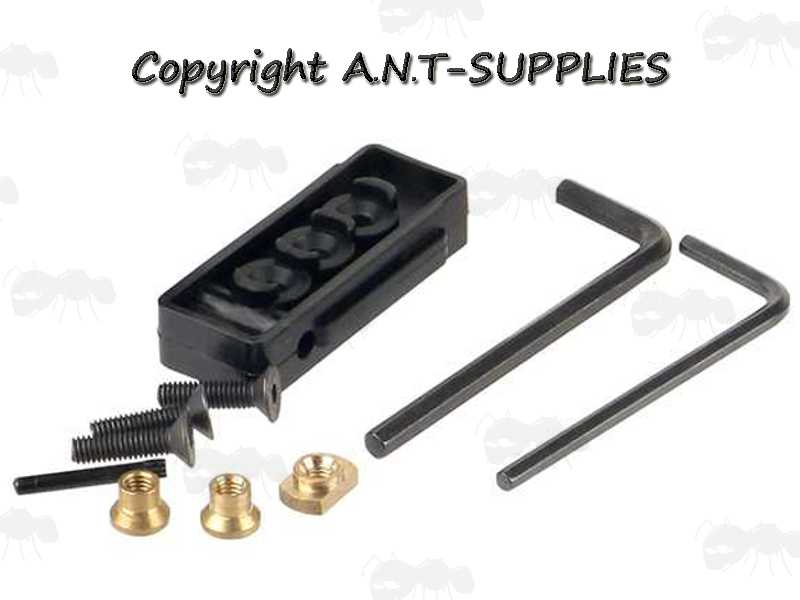 Fitting Included with The Tac Rifle Black Polymer Multi-Rail Handguard Fitting Angled Vertical Forend Grip