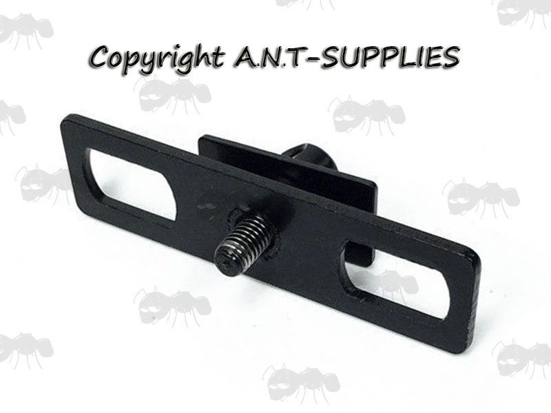 QD Telescopic Rifle Bipod Adapter with Fixing Plate for Hollow Forends