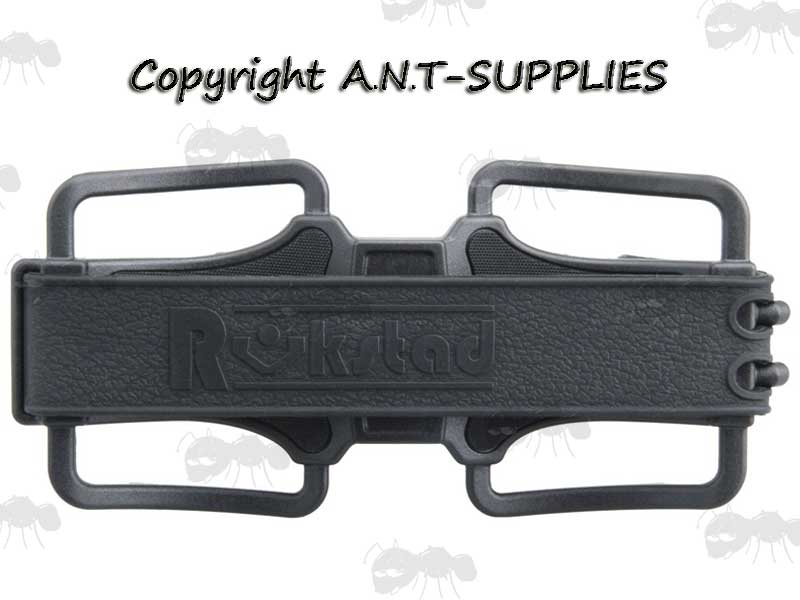 Top View Of The All Black Shooting Stick Threaded Binocular Rest Adapter