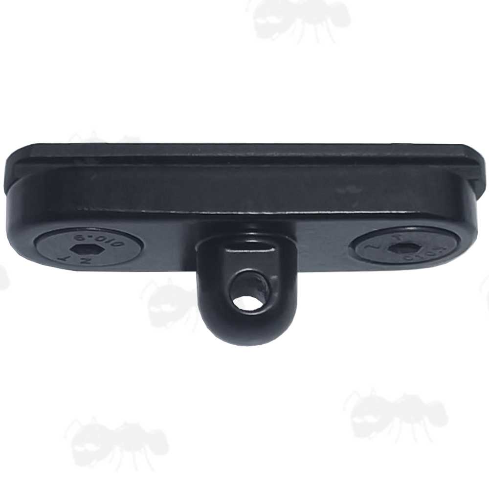 Side Profile View of The QD Bipod / Sling Swivel Stud for Freeland / Winchester Target Rifle T-Channel Forend Rails