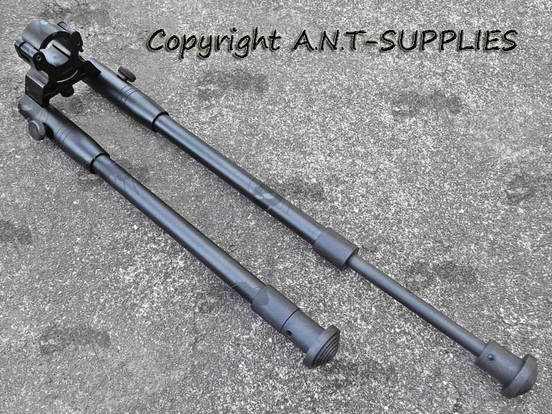 Long Length Aluminium Rifle Bipod with Quick Release Barrel Clamp