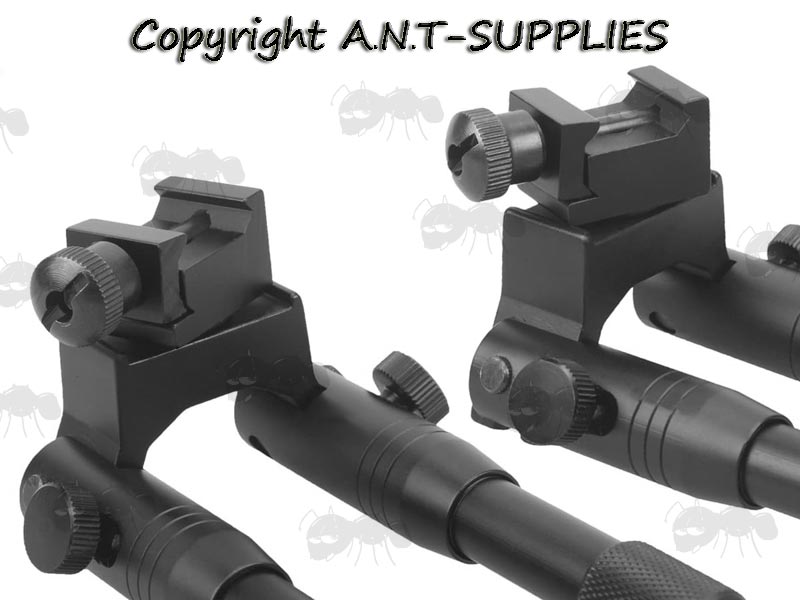 Picatinny Rail Rifle Bipods Weaver RIS RAS Handguard Panning Bipod