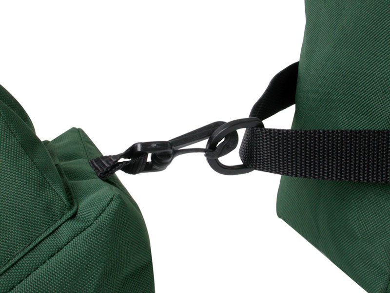 Caldwell Front and Rear Shooting Rest Green Bags Connections