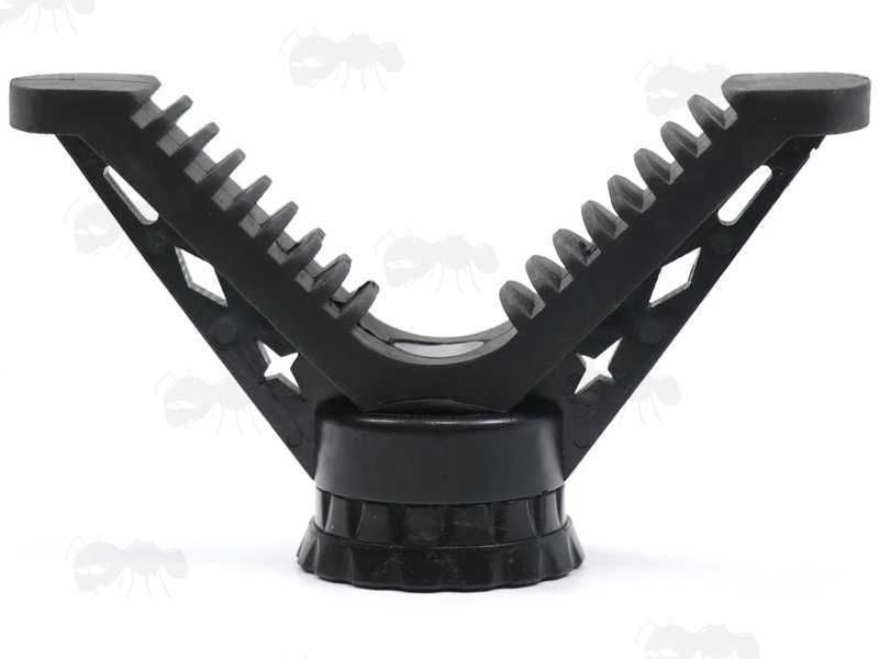V-Notch Rest from The Compact Black Metal Tripod Benchrest Shooting Quick Stick