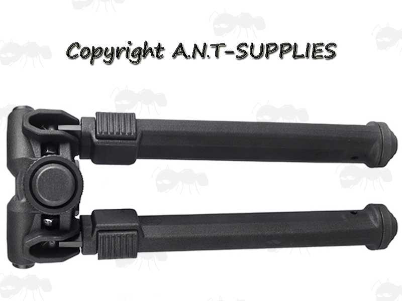 One Piece Polymer Design Rifle Bipod for Picatinny Handguards