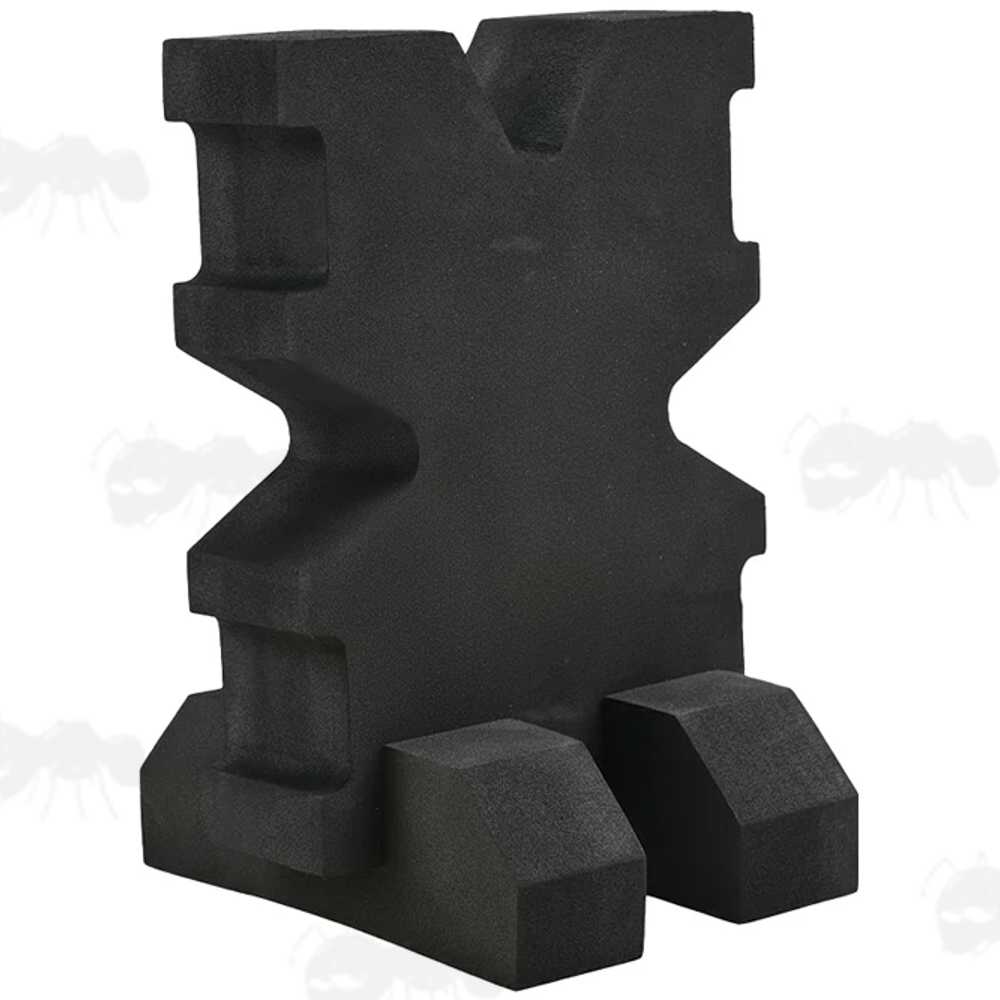 Three Part Black EVA Foam Gun Shooting Benchrest