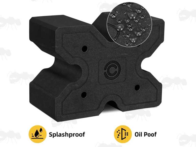 Black EVA Foam Gun Barrel X-Block Shooting Rest