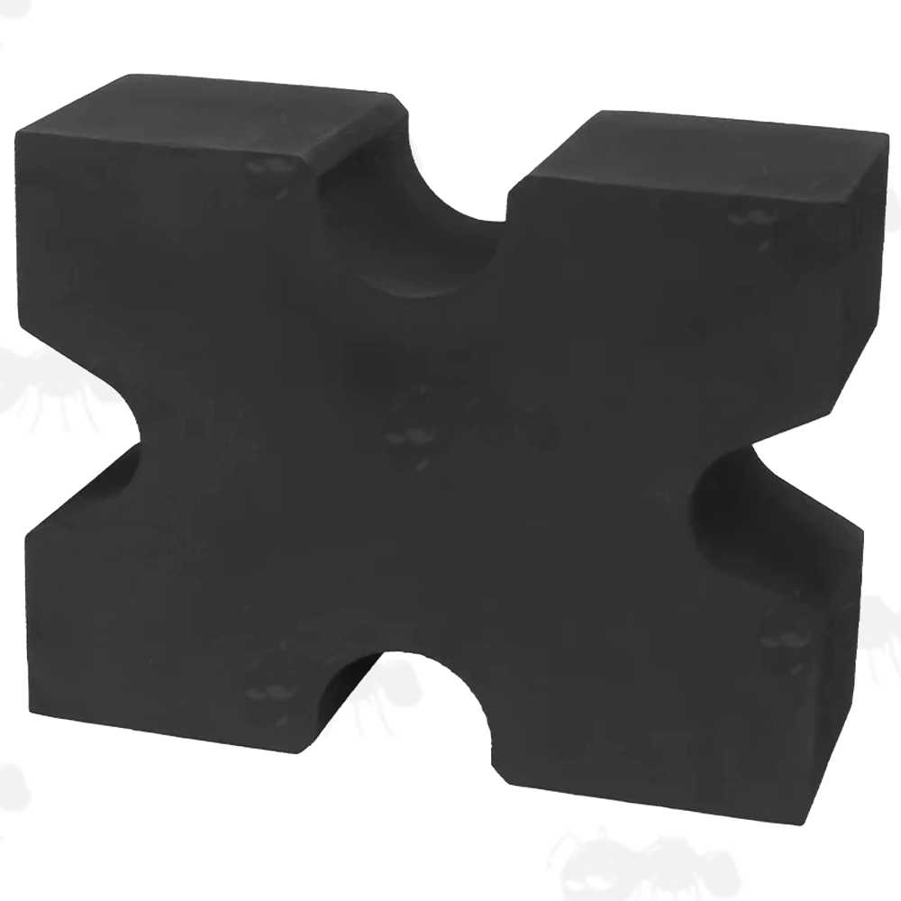 Black EVA Foam Gun Barrel X-Block Shooting Rest
